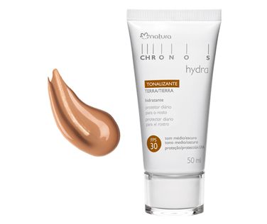 Hidrat. Tonal. Protetor Diário para o Rosto FPS 30 Terra